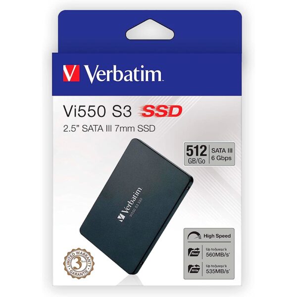 DISCO SOLIDO SSD 512GB VERBATIM SATA 3