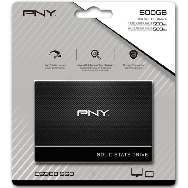 DISCO SOLIDO SSD 500GB PNY SATA 2.5"