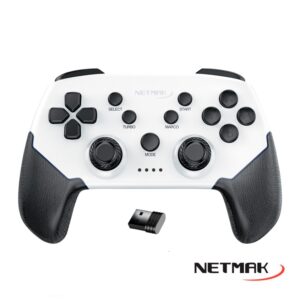 JOYSTICK GAMEPAD SWITCH/PC/PS3/ANDROID INALAMBRICO NETMAK NM-MAGNUM