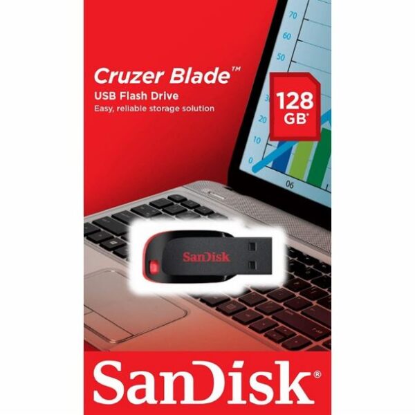 PENDRIVE SANDISK CRUZER BLADE 128GB