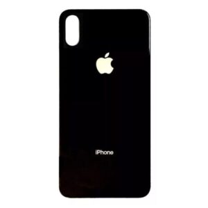 TAPA TRASERA IPHONE XS MAX / NEGRO / BIG HOLE