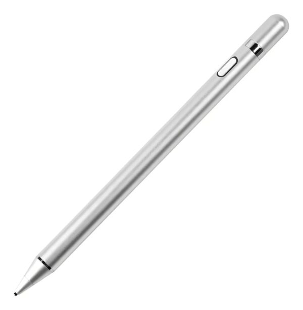 LÁPIZ ÓPTICO PLATEADO CAPACITIVO UNIVERSAL TABLET CELULARES