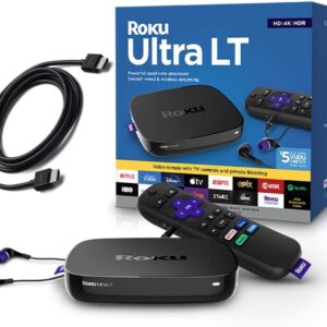 ROKU ULTRA LT 4662RW CONTROL DE VOZ 4K CON AURICULAR NEGRO