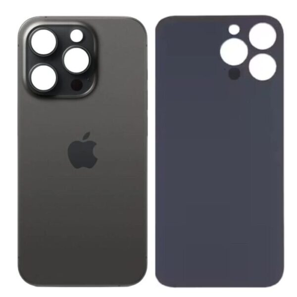 TAPA TRASERA IPHONE 15 PRO NEGRO