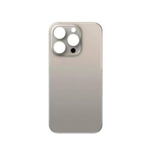 TAPA TRASERA IPHONE 15 PRO GRIS/TITANIO