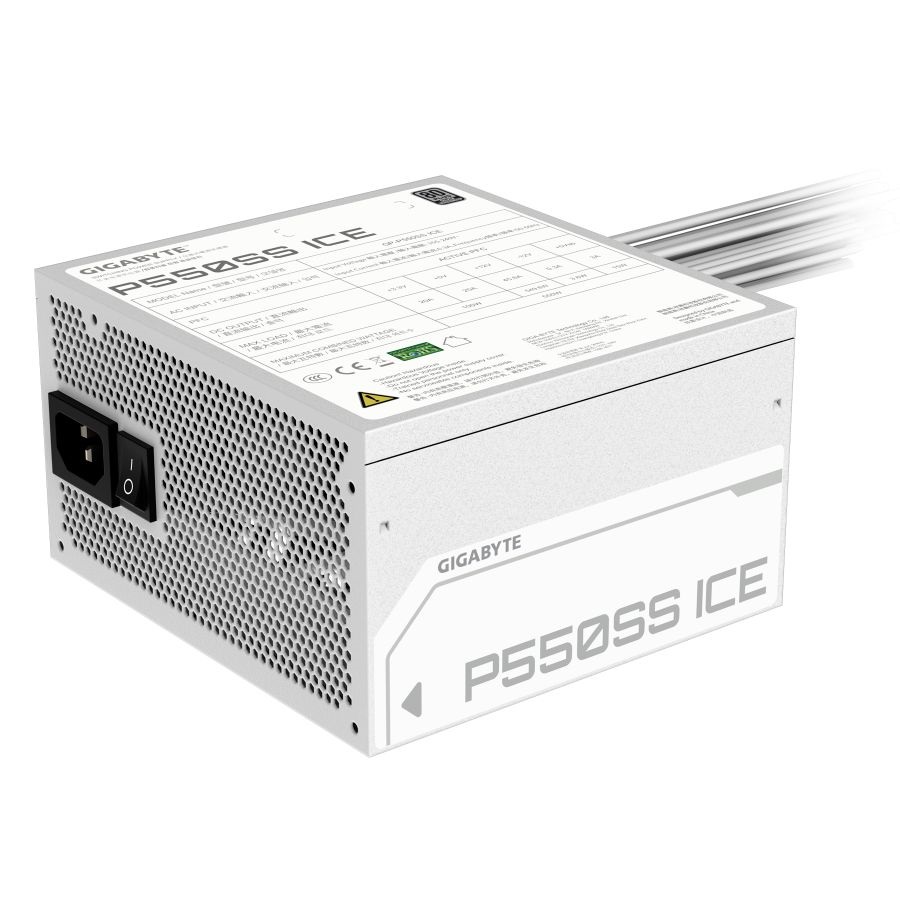 Fuente Gigabyte 550W 80 Plus - BLANCA (5146)