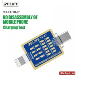 DOCK TEST RELIFE TB-07 PARA IPHONE ANDROID TIPO C MIRO USB