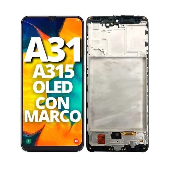 MODULO SAMSUNG A31 OLED CON MARCO*
