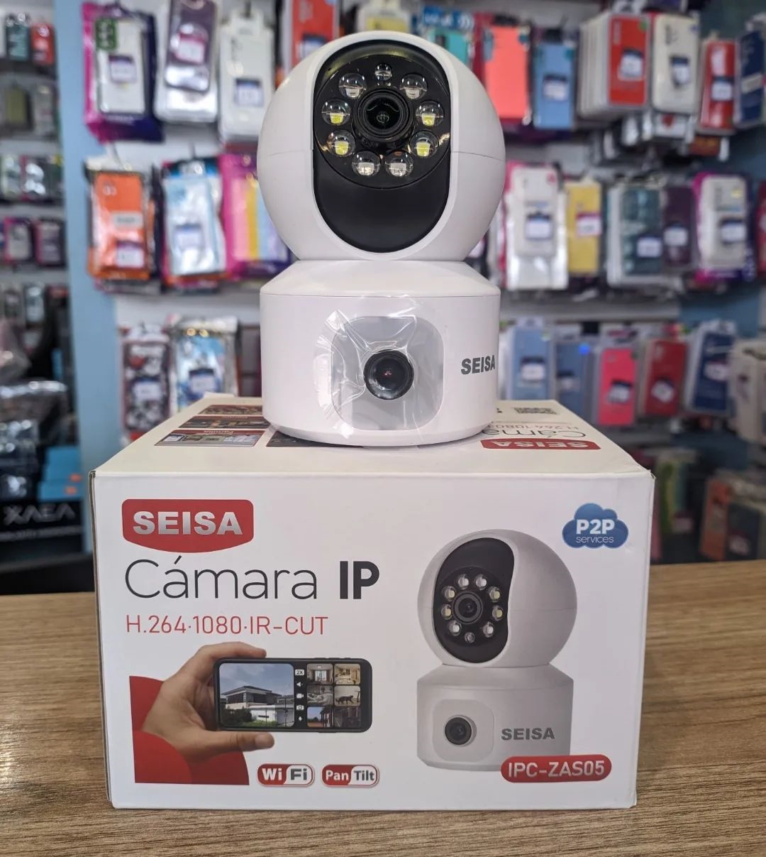 CAMARA DE SEGURIDAD IPC-ZAS05 DOBLE LENTE 360 GRADOS WIFI - Image 2