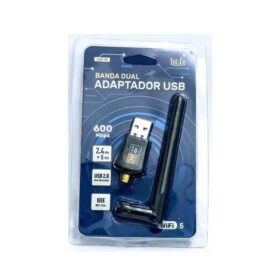 Receptor Wifi Usb Dual Band 600mbps Adaptador Con Antena/USB-05