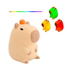 LAMPARA VELADOR TACTIL Luz Led Capibara COLORES /QY-003/LU19145