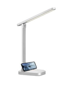 LAMPARA LUZ LED DE ESCRITORIO CON SOPORTE PARA CELULAR  BRAZO FLEXIBLE/SST-829