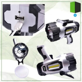 NISUTA LINTERNA 10W RECARGABLE 5V CON POWER BANK, LUZ SECUNDARIA, APTA EXTERIOR / NS-LI10W / CREE XML-T6 / 5624