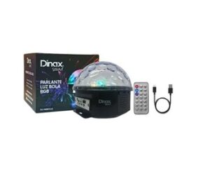 PARLANTE LUZ BOLA RGB DINAX DX-PARBOLUZ
