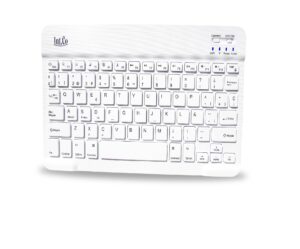 TECLADO INALAMBRICO BLUETOOTH / SLIM / RECARGABLE RDK-904 BLANCO