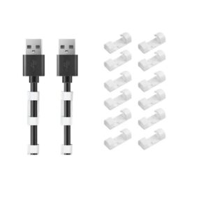 ORGANIZADOR DE CABLES CLIP X 16 UNIDADES
