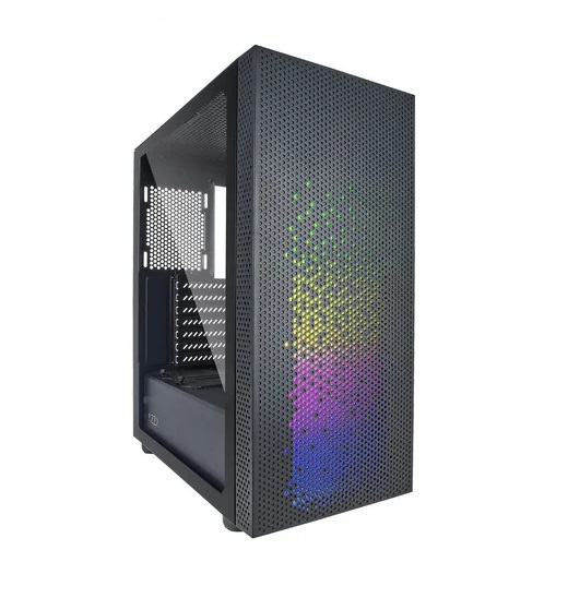 GABINETE PC GAMER AZZA GAMING 340 HIVE GLASS COOLER RGB
