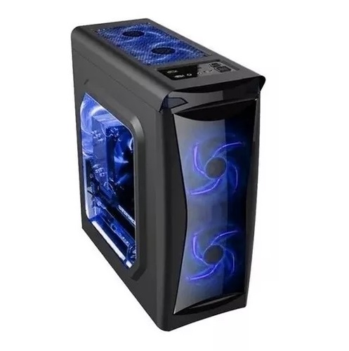 GABINETE GAMER NAXIDO F300 NEGRO COOLER BLUE/GA9013 - Image 2
