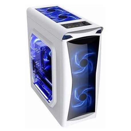GABINETE GAMER NAXIDO F300 BLANCO COOLER BLUE/GA9016 - Image 2