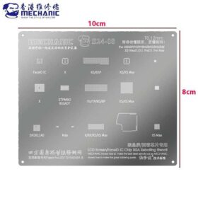 STENCIL MECHANIC REBALLING S24 PARA IPHONE LCD / FACE FOR 6S / 7G / 7P / 8 / 8P / X / XR / XS / XS MAX / 11 / 11 PRO / SOL 05338