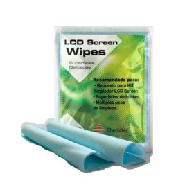 LCD SCREEN WIPES CHEMITEC X 2 UNIDADES - PANOS DE REPUESTO LIMPIA PANTALLAS UNIVERSAL