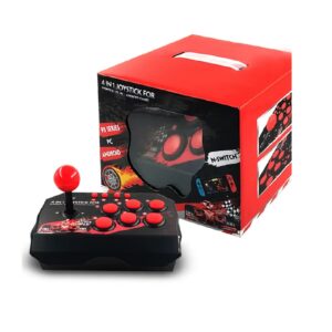 JOYSTICK ARCADE RETRO 4 EN 1 CABLE USB SWITCH PS3 PC ANDROID NS-002