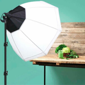 DIFUSOR SOMBRILLA FOTOGRAFICO 60CM YQ-R01 SIN TRIPODE / SIN LAMPARA
