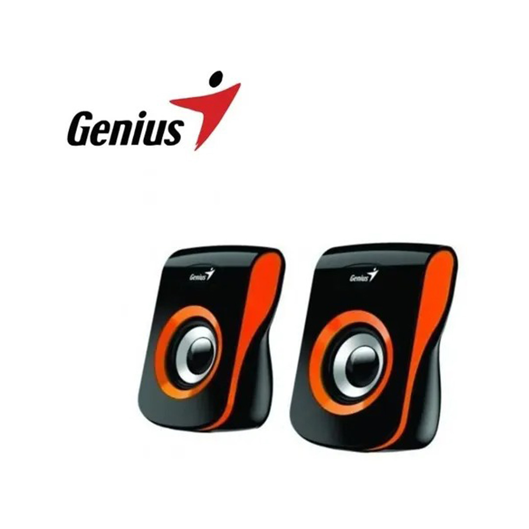 PARLANTE PC GENIUS USB SP-Q180 NARANJA