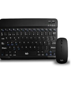 TECLADO Y MOUSE INALAMBRICO BLUETOOTH - SLIM / RECARGABLE RDKM-906 NEGRO