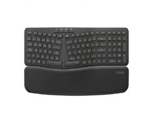 Teclado Noga Nkb-q90 Membrana Qwerty 2.4 + Bt + Ergo + Apoya/NKB-Q90/5691
