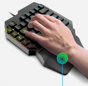 TECLADO GAMER MULTIMEDIA - ONE HAND F6 TACTICAL