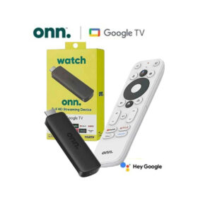 WATCH ONN FHD STREAMING 2DA GEN. GOOGLE TV 8GB 1.5 GB NEGRO CONTROL REMOTO 2432A