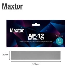 PAD TERMICO MAXTOR AP-12 120X20 X 1MM 14.8 W / MK