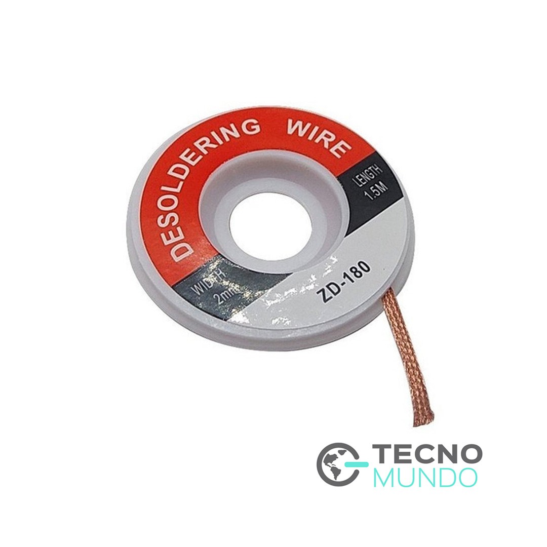 MALLA DESOLDANTE 2MM 1,5M CHEMITEC SOLDER WICK