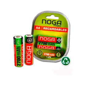 PILA NOGA RECARGABLE AA 2700 MAH NP-AAM 2.7B / PACK DE 2 UNIDADES