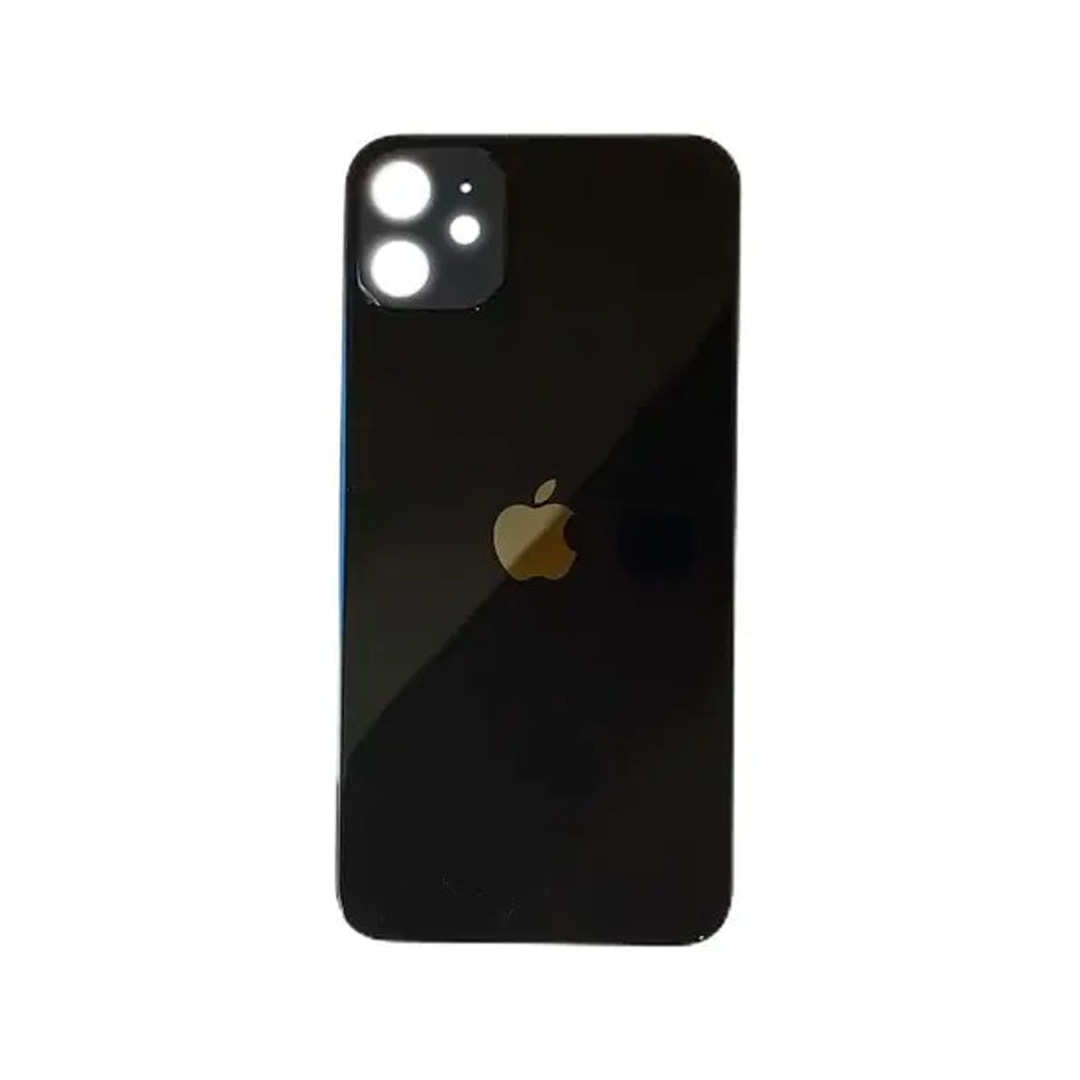 TAPA TRASERA IPHONE 11 / NEGRO / BIG HOLE