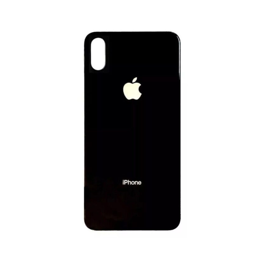 TAPA TRASERA IPHONE XS MAX / NEGRO / BIG HOLE