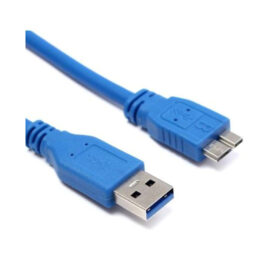 CABLE PARA DISCO EXTERNO USB A MICRO B 3.0 / 1MT / 09-038