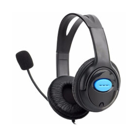AURICULAR VINCHA CON MICROFONO GAMING P4 AZUL VIR-1109