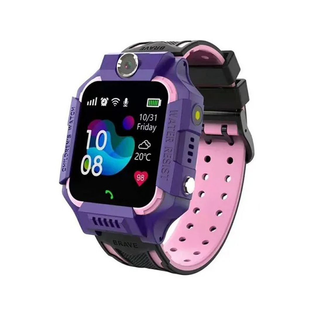 RELOJ INTELIGENTE NINO DOBLE CAMARA DISENO IMPERMEABLE LBS POSICIONAMIENTO SOS KY-Q88