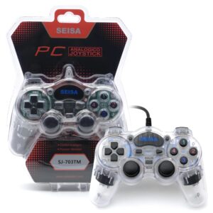 Joystick para pc Transparente con cable  SJ-703TM