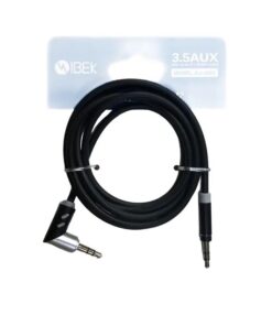 CABLE AUXILIA 3,5 A 3,5 - 1,20MT PUNTA GIRA 90 GRADOS -  IBEK AU-3503