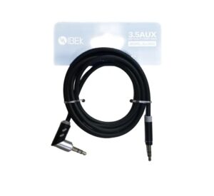 CABLE AUXILIA 3,5 A 3,5 - 1,20MT PUNTA GIRA 90 GRADOS -  IBEK AU-3503