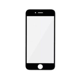 VIDRIO GLASS IPHONE 8G / SE 2020 NEGRO +OCA +MARCO
