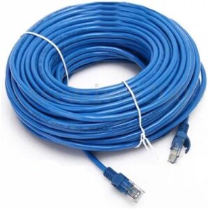 CABLE DE RED ETHERNET CAT5 DE 30 METROS - AZUL
