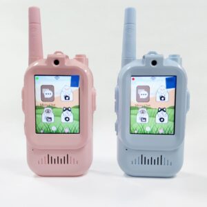 WALKIE-TALKIES CON VIDEO 2 POR CAJA CELESTE X1 ROSA X1 / SQ-XJ05