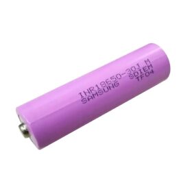 BATERIA PILA RECARGABLE SAMSUNG INR 18650-30J 3000MAH CON PUNTA / MORADA