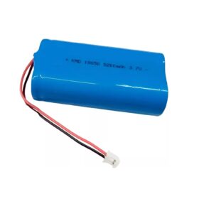 PILA BATERIA DOBLE DE LITIO 18650 5200MAH 3.7V CON CABLE CONECTOR / PI3048