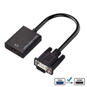 ADAPTADOR VGA A HDMI CON AUDIO Y USB (CABLE) 6755