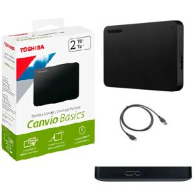DISCO TOSHIBA EXTERNO CANVIO 2TB BLACK USB 3.0 (1346)